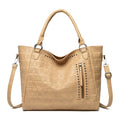 Women's fashionable tote bag with playful design-https://detail.1688.com/offer/869099722326.html-Calm Wears-Khaki-nothing-Calm Wears