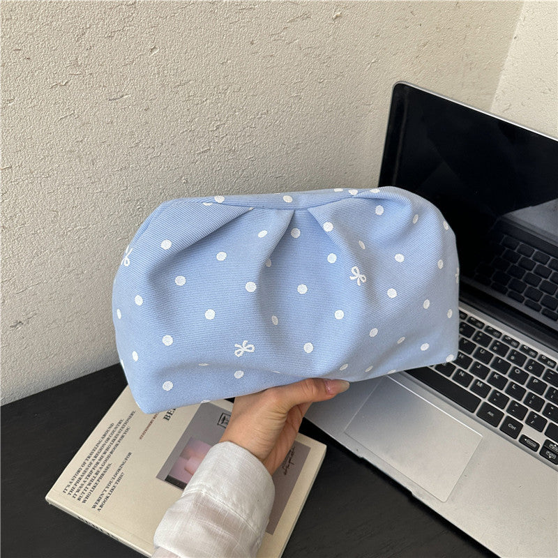 WoPolka Dot Patterned Cosmetic Bag