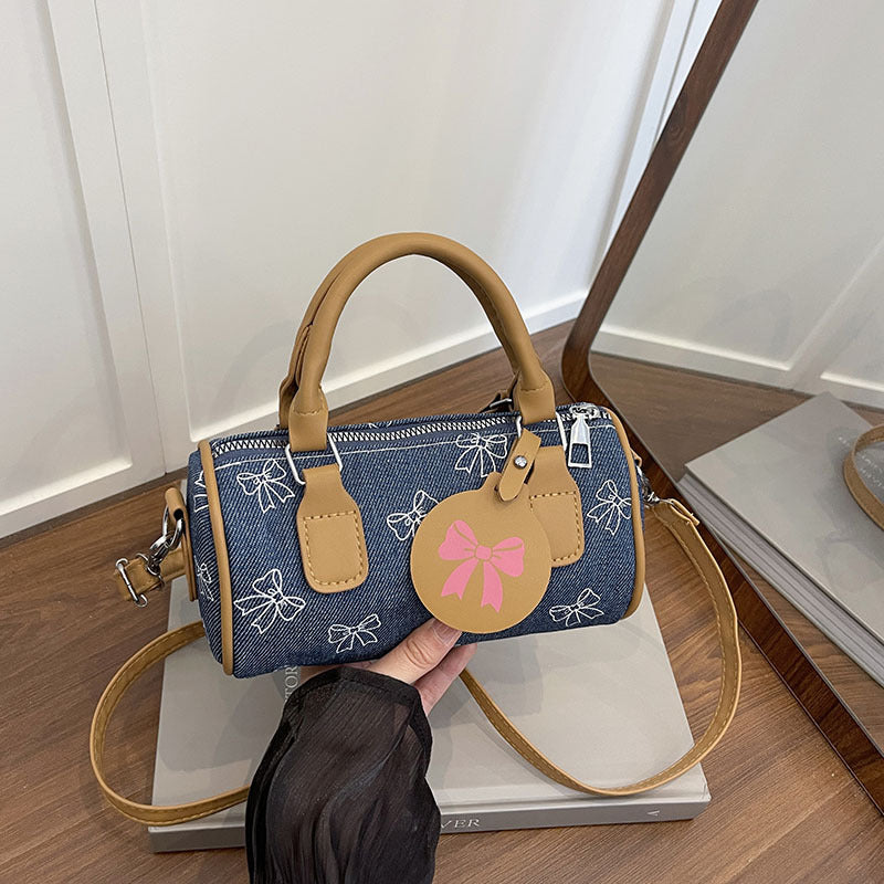 WoPlayful Bow-Printed Mini Handbag