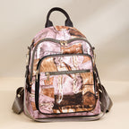 Stylish Denim Pattern Backpack