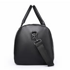 Premium Leather Travel Duffel Bag