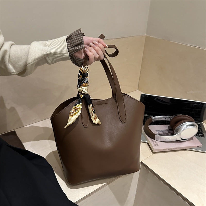 WoChic Designer Tote Bag with Stylish Scarf