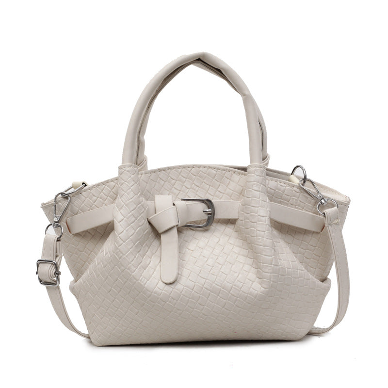 Stylish Woven Structured Handbag