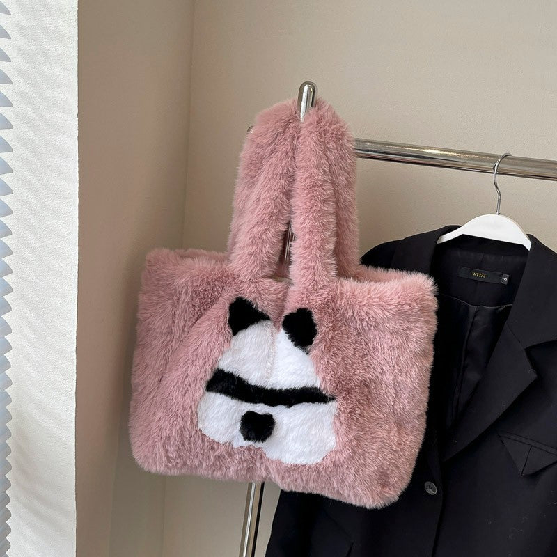 Plush shopping bag