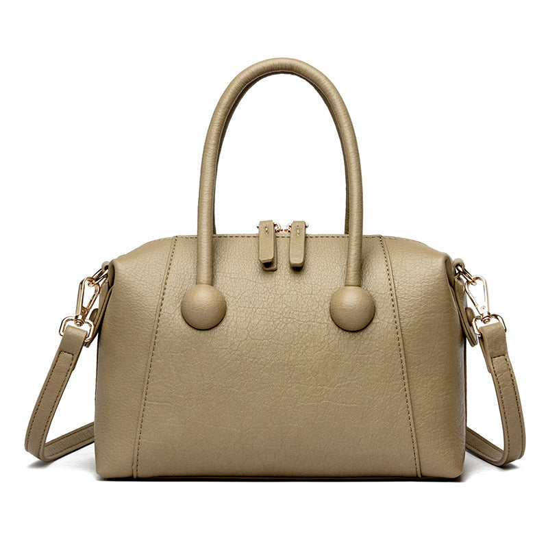 Stylish Textured Handheld Satchel