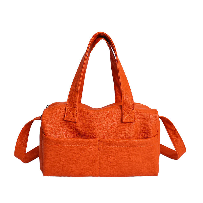 Versatile Leather Mini Handheld Bag