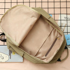 Practical everyday backpack with reinforced bottom and versatile compartments