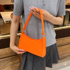 WoCrocodile Textured Mini Shoulder Handbag
