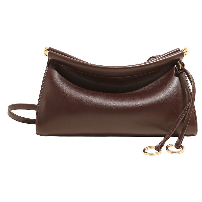 Women's elegant shoulder bag with modern, curved design-https://detail.1688.com/offer/1001779727982.html-Calm Wears-Braun-nothing-Calm Wears