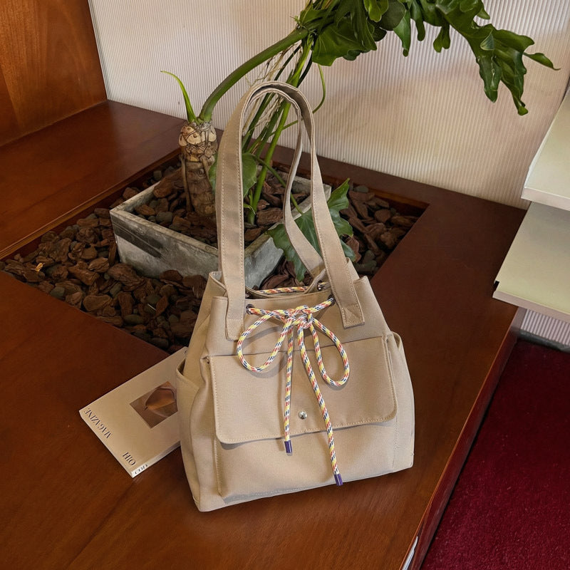 Stylish Multi-Pocket Tote Bag