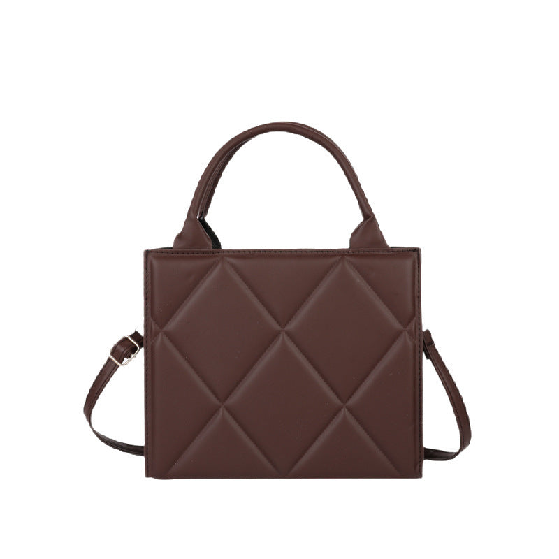 Quilted Leather Shoulder Handbag