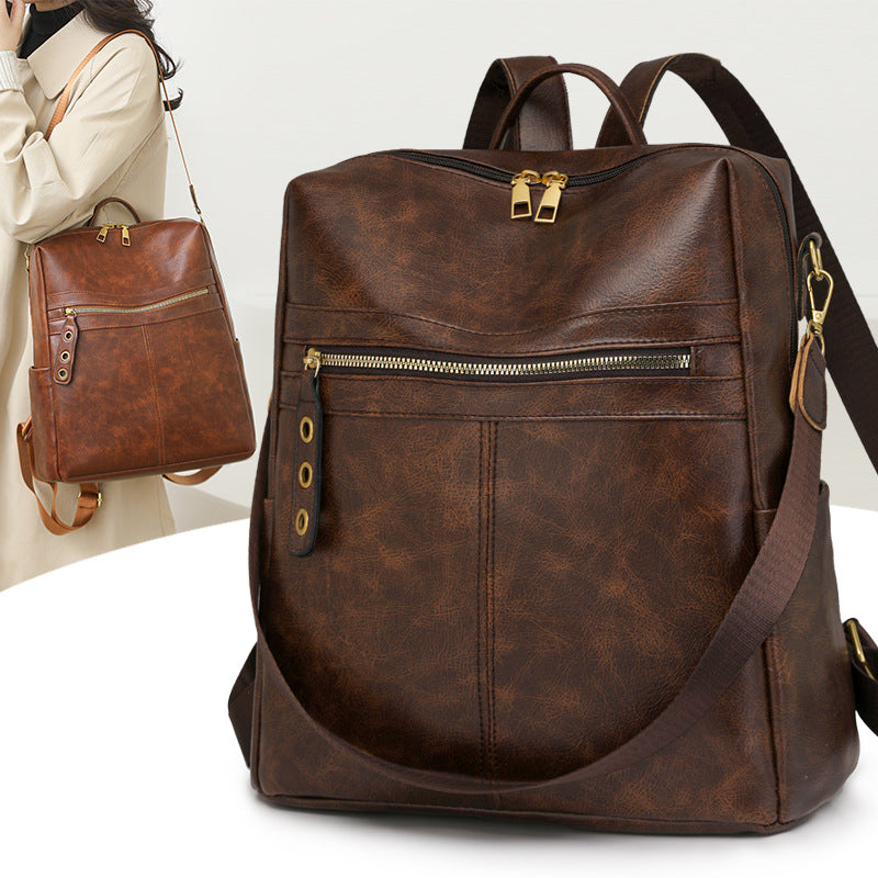 Premium Leather Multi-Functional Backpack Calm Wears