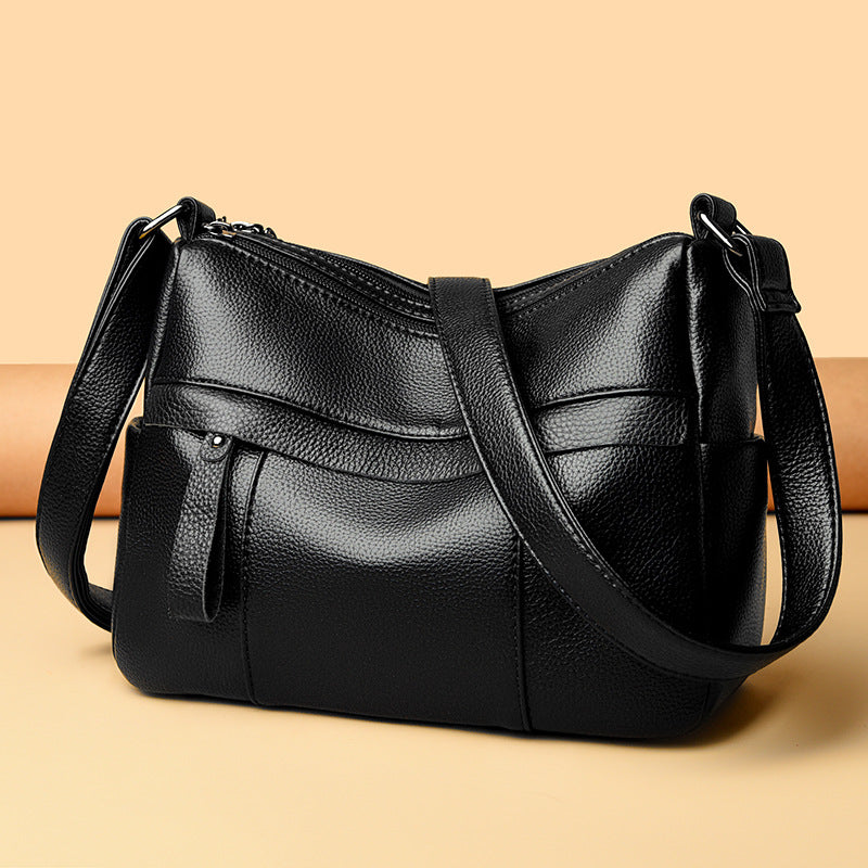 Elegant Multi-Pocket Shoulder Bag