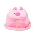 Plush Backpack In Pig Design