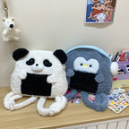 Plush Bag in Penguin Design