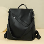 Elegant Leather Laptop Backpack