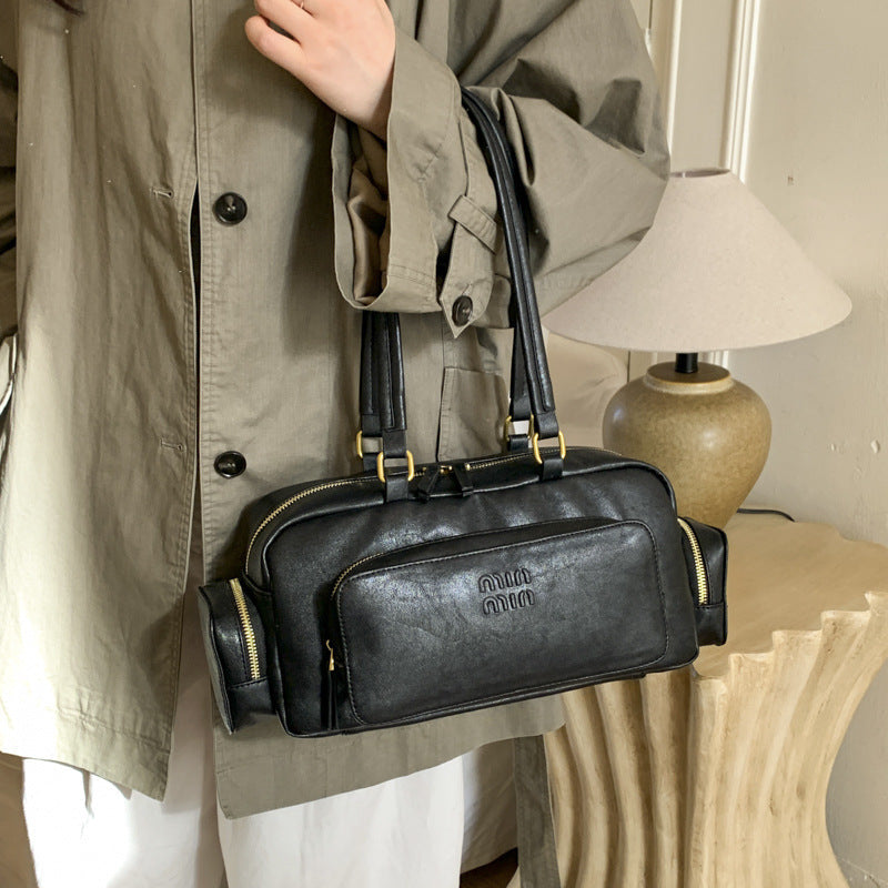 Women's elegant shoulder bag with practical organizer-https://detail.1688.com/offer/1001594782253.html-Calm Wears-Braun-nothing-Calm Wears