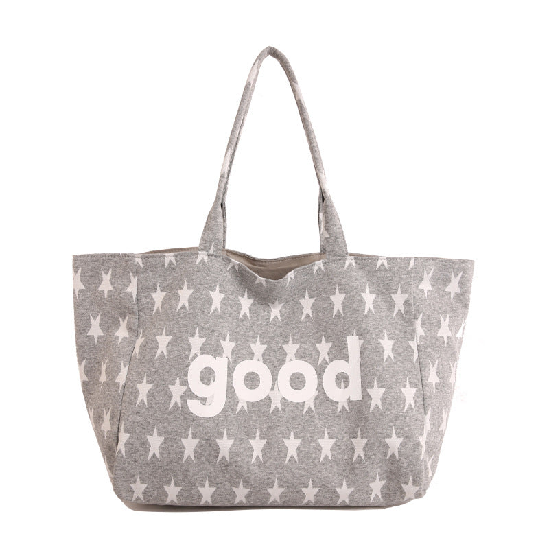 WoCasual Graphic Print Tote Bag