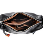 Casual Textured Leather Sling Bag