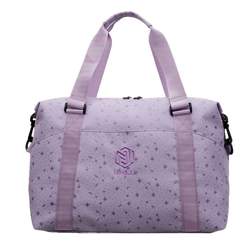 Color Block Weekender Duffle Bag