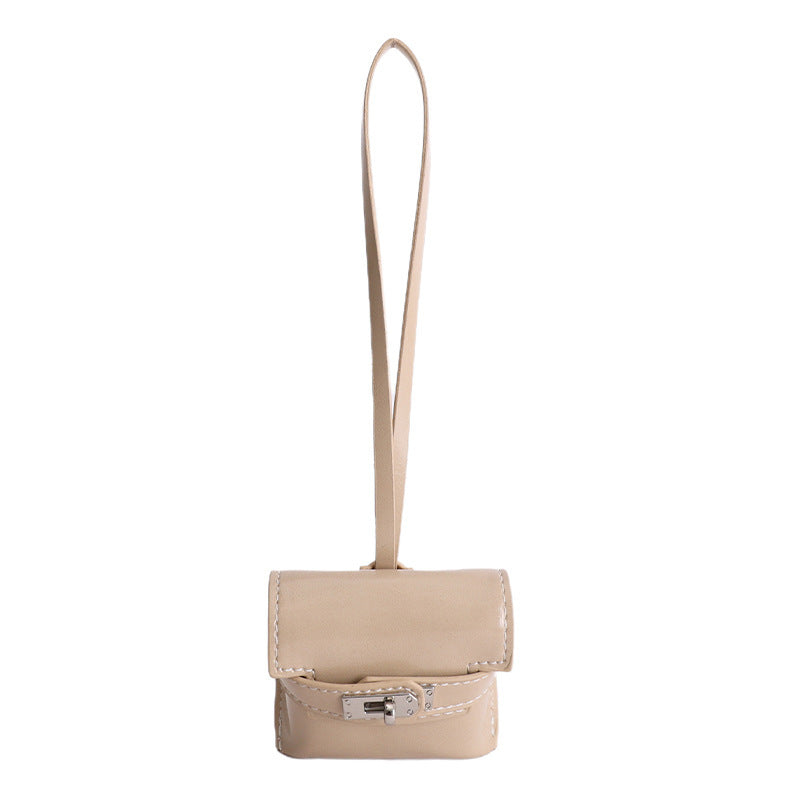 Ladies mini handbag made of high-quality artificial leather with playful closure-https://detail.1688.com/offer/1035477171862.html-Calm Wears-Apricot-nothing-Calm Wears