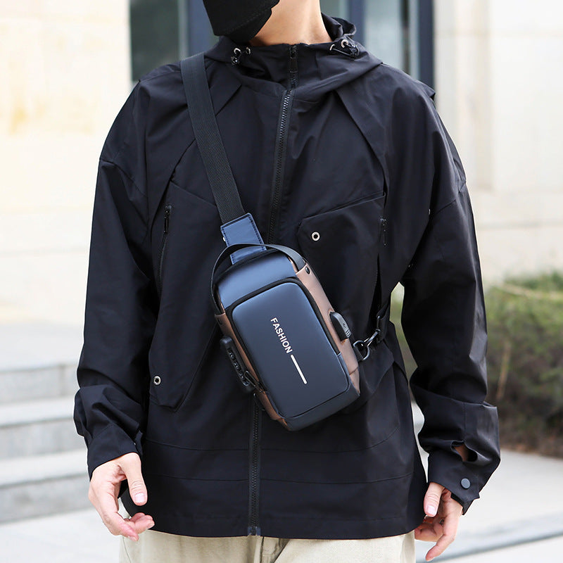 Water-Resistant Fashion Sling Bag