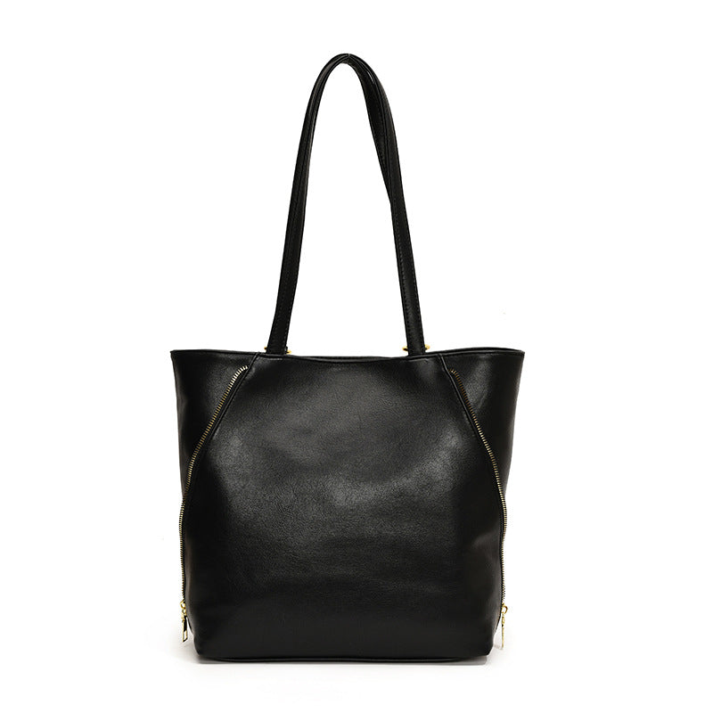 Elegant Faux Leather Tote Bag