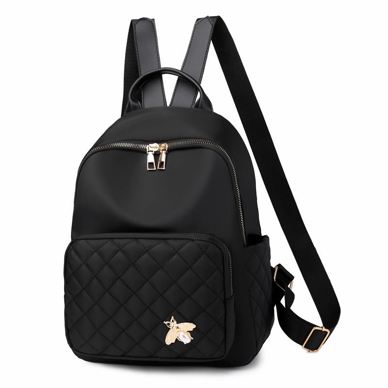 Quilted Vegan Leather Backpack