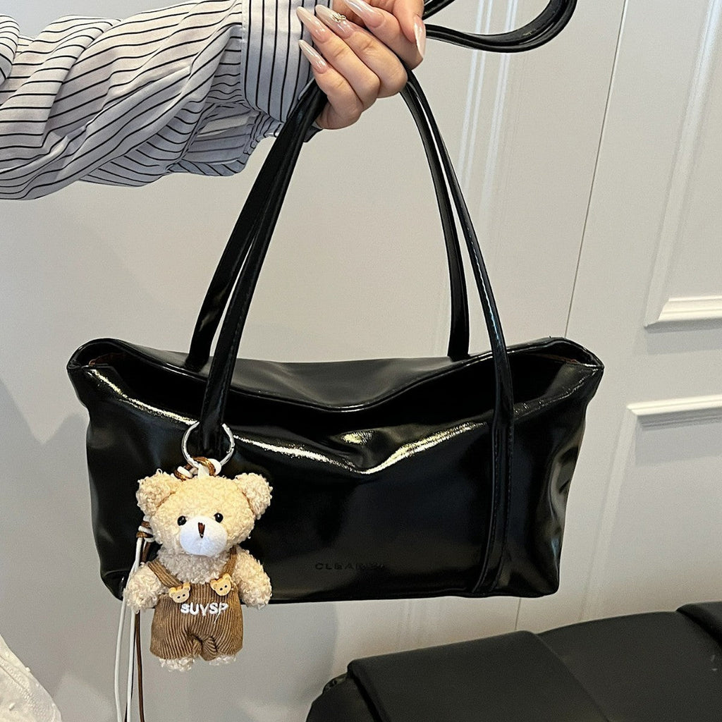 Women high-quality Tote Bag-https://detail.1688.com/offer/996204664604.html-Calm Wears-Black-Size: without pendant-Calm Wears