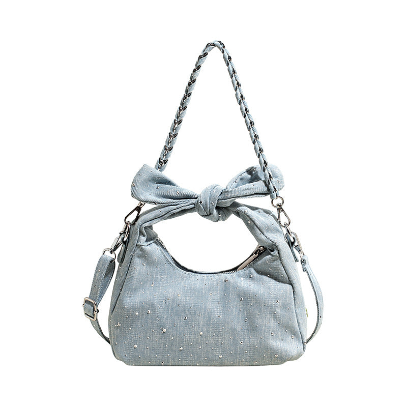Stylish Bow-Embellished Handbag