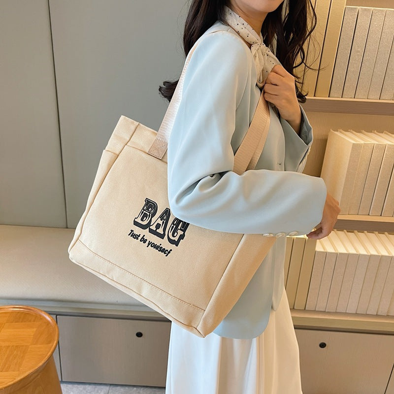 Casual Canvas Tote Bag