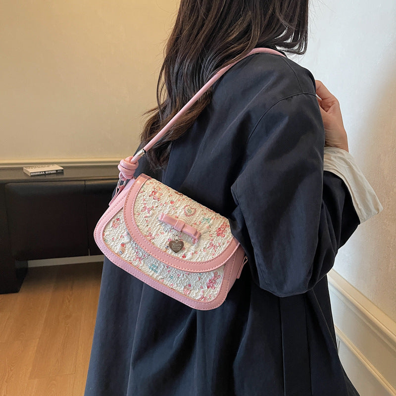 Playful Illustrated Mini Handbag