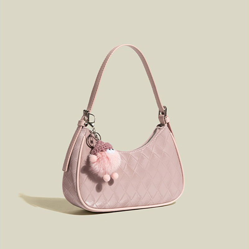 Stylish Quilted Hobo Bag