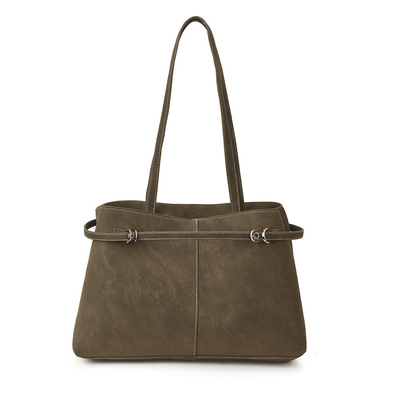 Women's Tote Bag made of high-quality synthetic leather with an elegant shoulder strap-https://detail.1688.com/offer/1006623706819.html-Calm Wears-Green-nothing-Calm Wears