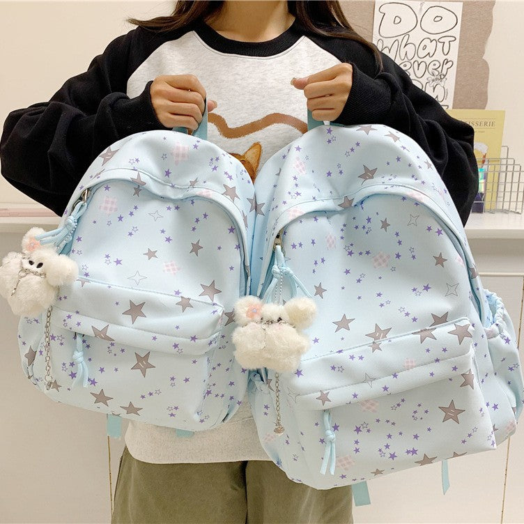 Girls' Star Patterned Backpack