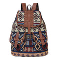 Bohemian Ethnic Print Backpack