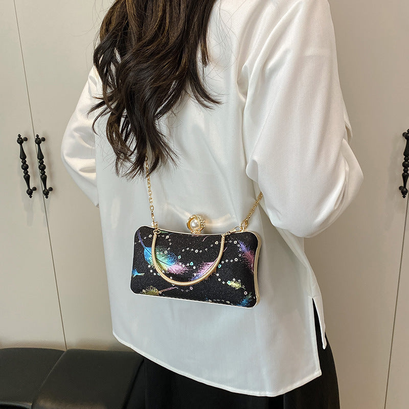 Glittery Evening Clutch Bag