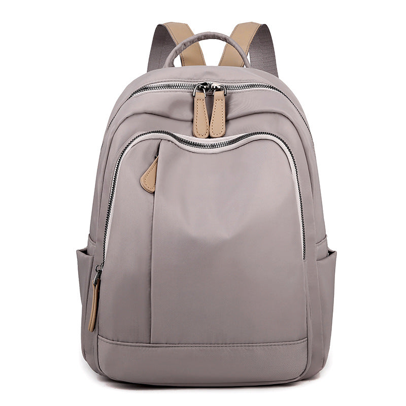 Sleek Multi-Pocket Nylon Backpack