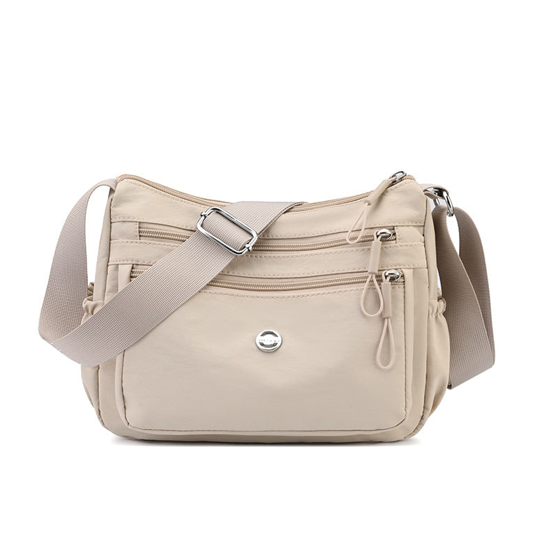 WoMulti-Pocket Crossbody Messenger Bag