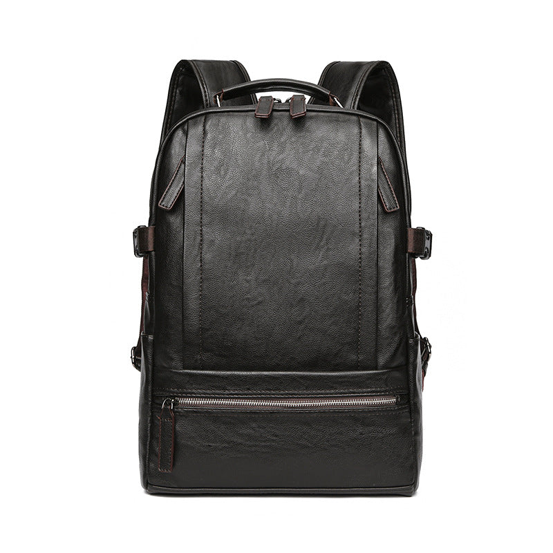 Premium Leather Laptop Backpack