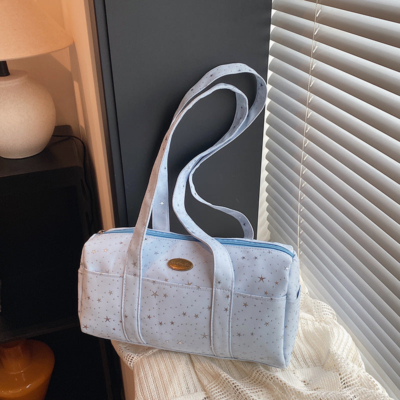 Stylish Star-Embellished Shoulder Bag