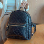 Floral Textured Mini Backpack