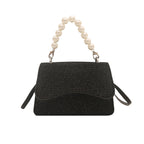 Women Mini Handbag with Bead Accent