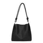 Minimalist Faux Leather Hobo Bag