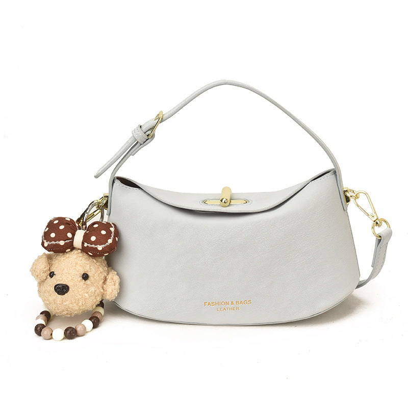 Women's shoulder bag with decorative pendant-https://detail.1688.com/offer/1017420588372.html-Calm Wears-Blue-Size: With pendant-Calm Wears