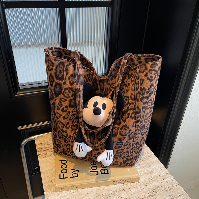 Stuffed Animal Tote Bag with Animal Design