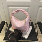 Ribbed Texture Shoulder Bag
