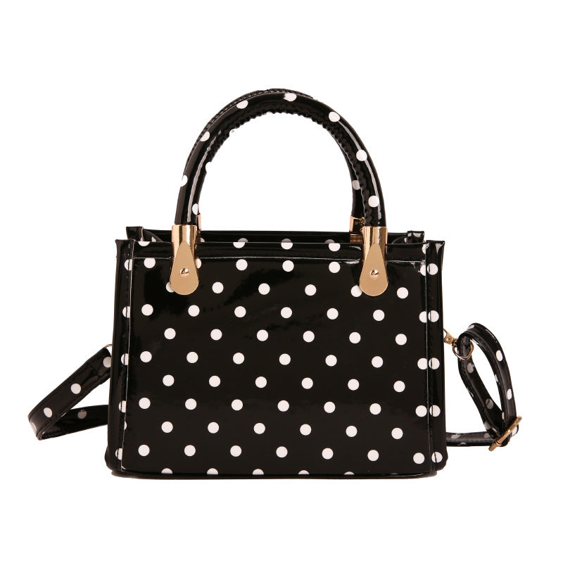 WoChic Polka Dot Handheld Satchel Bag