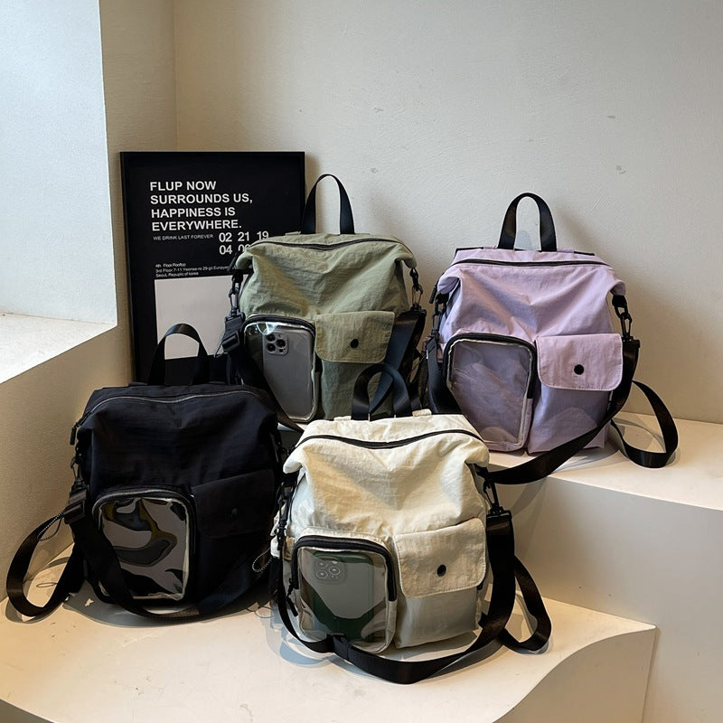 Multi-Pocket Utility Shoulder Bag Calm Wears