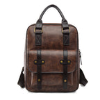 Vintage Leather Multi-Functional Backpack Calm Wears